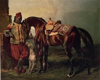 unknow artist Arab or Arabic people and life. Orientalism oil paintings  429 Germany oil painting art